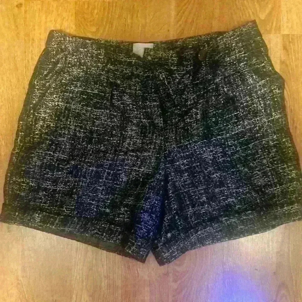 Navy Shorts with Metallic Flair (Dress Up or Down!)